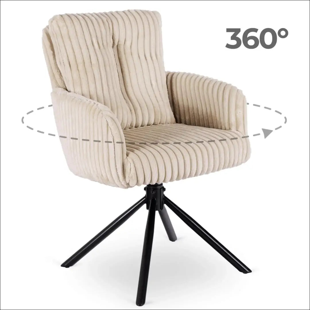 Sukama kėdė svetainei su korduro audiniu smėlio spalvos TE1131 - €113 Save 15% 100-200, __label:Pristatymas 5-14 d.d.,