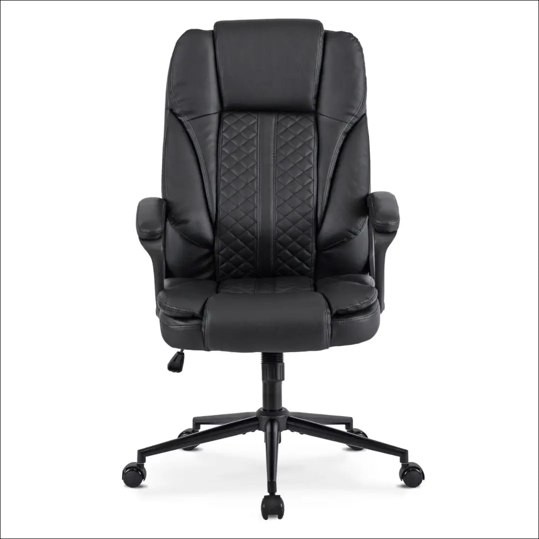 Sukama biuro kėdė iš eko odos juodos spalvos / pilkos TE703 - €146 Save 15% 100-200, __label:Pristatymas 5-14 d.d.,