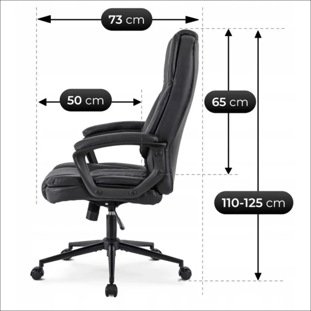 Sukama biuro kėdė iš eko odos juodos spalvos / pilkos TE703 - €146 Save 15% 100-200, __label:Pristatymas 5-14 d.d.,