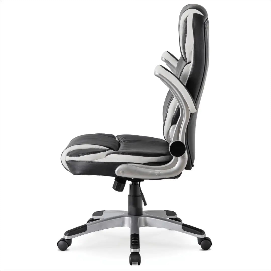 Sukama biuro kėdė iš eko odos juodos spalvos TE002 - €128 Save 15% 100-200, __label:Pristatymas 5-14 d.d., elite,