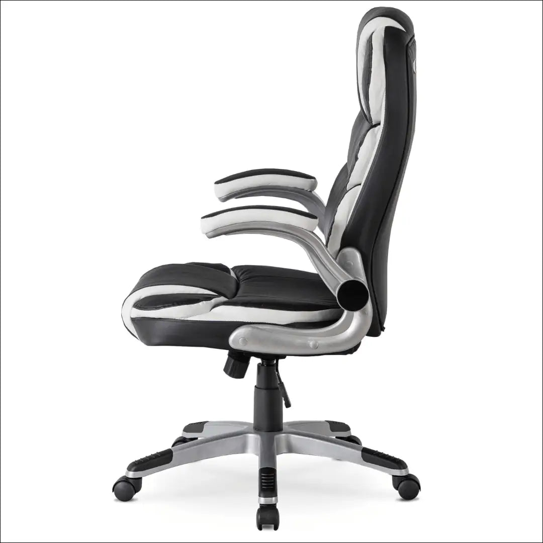 Sukama biuro kėdė iš eko odos juodos spalvos TE002 - €128 Save 15% 100-200, __label:Pristatymas 5-14 d.d., elite,