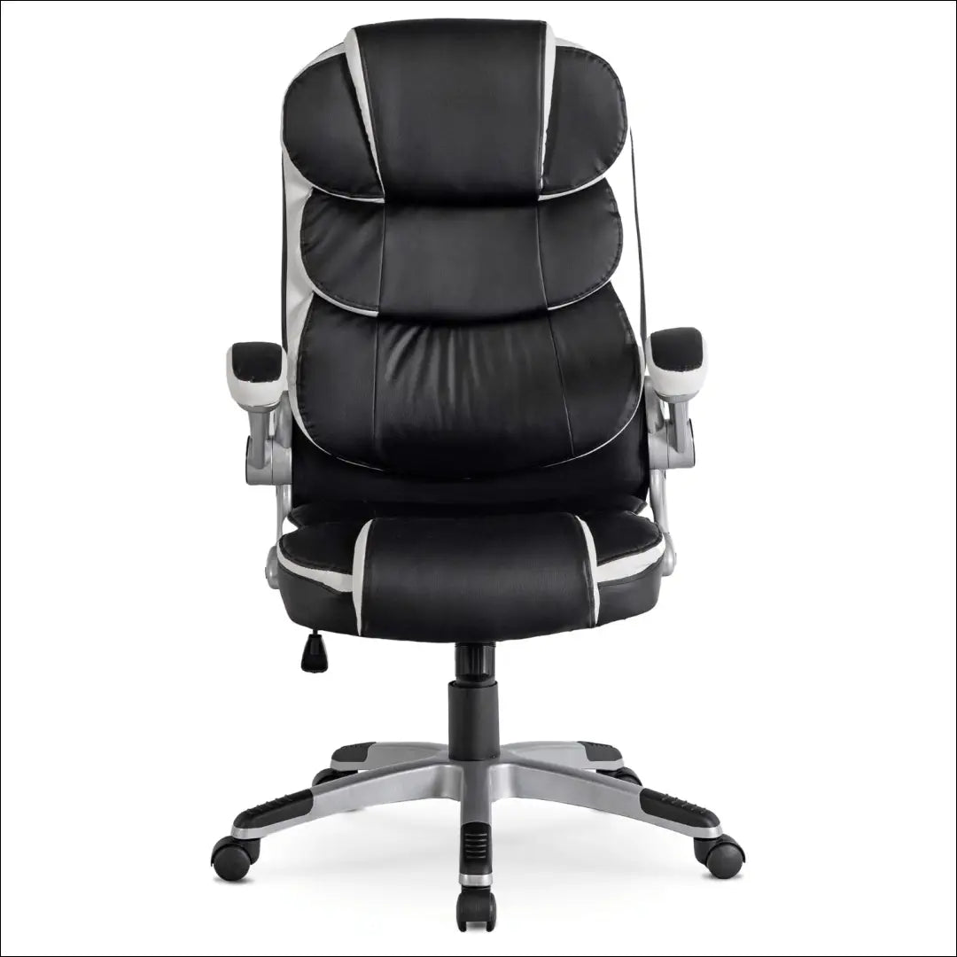 Sukama biuro kėdė iš eko odos juodos spalvos TE002 - €128 Save 15% 100-200, __label:Pristatymas 5-14 d.d., elite,