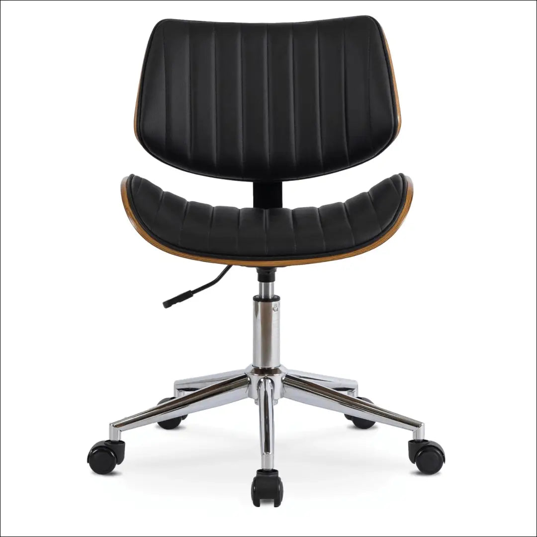 Sukama biuro kėdė iš eko odos juodos spalvos TE007 - €104 Save 15% 100-200, __label:Pristatymas 5-14 d.d., elite,