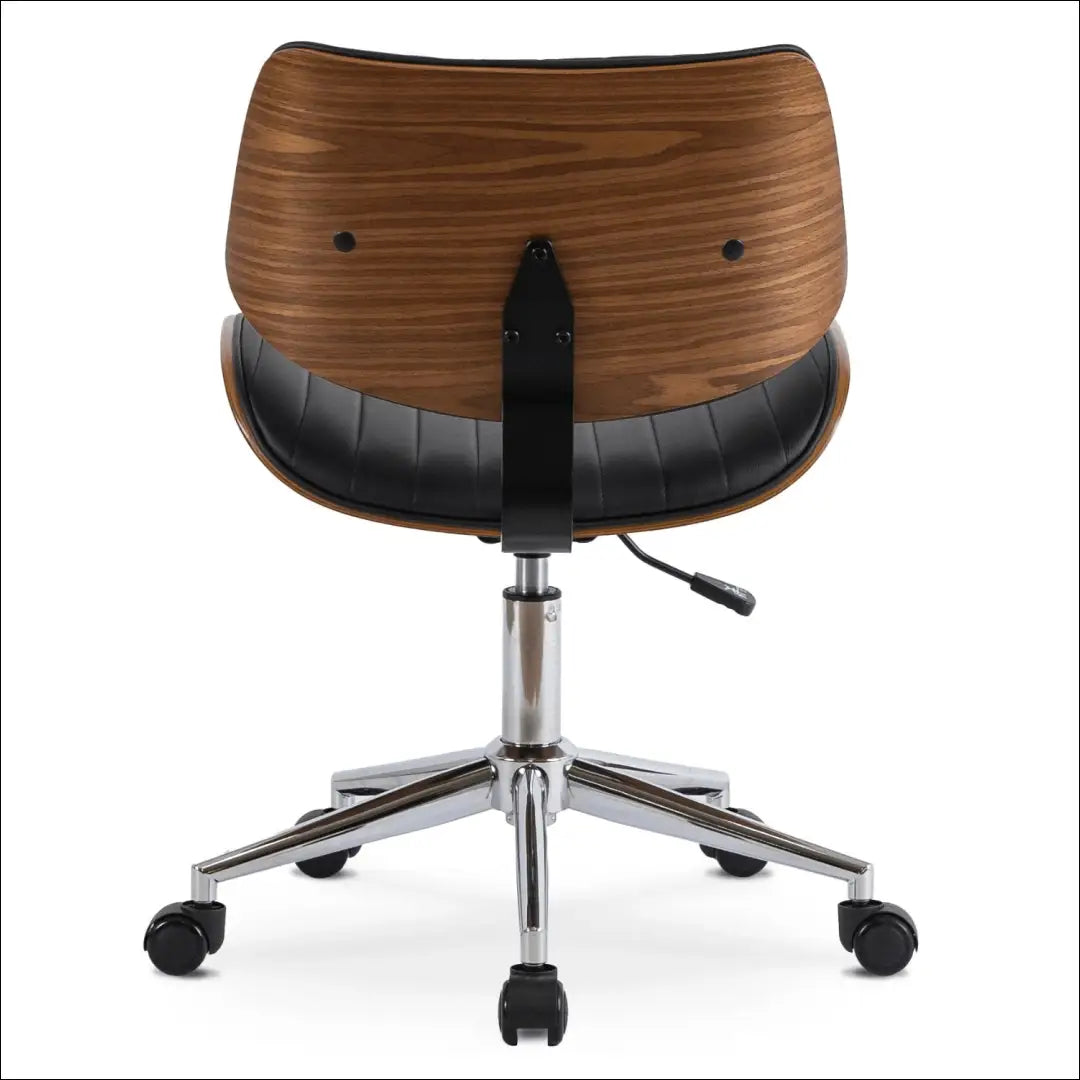 Sukama biuro kėdė iš eko odos juodos spalvos TE007 - €104 Save 15% 100-200, __label:Pristatymas 5-14 d.d., elite,