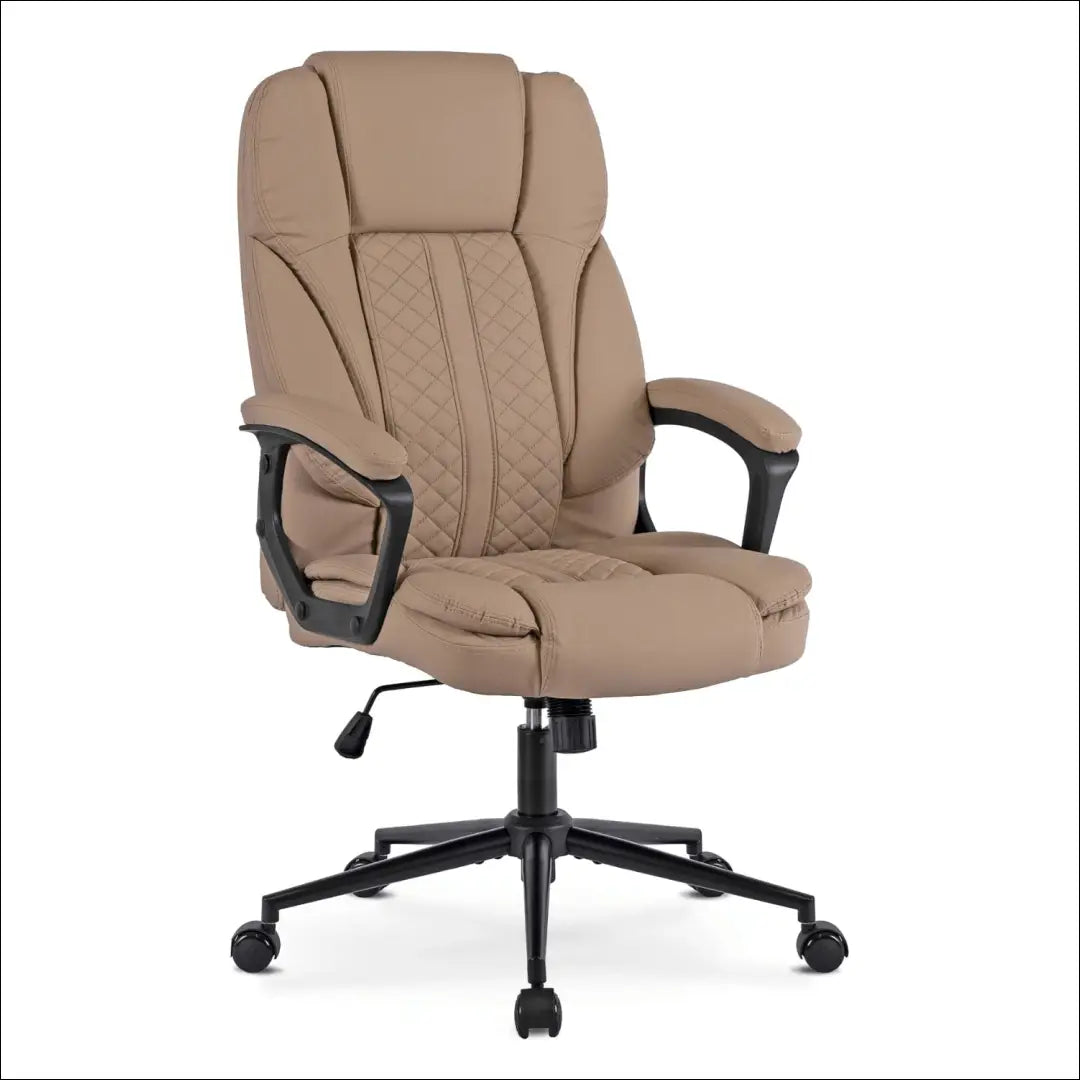 Sukama biuro kėdė iš eko odos smėlio spalvos / pilkos TE702 - €146 Save 15% 100-200, __label:Pristatymas 5-14 d.d.,