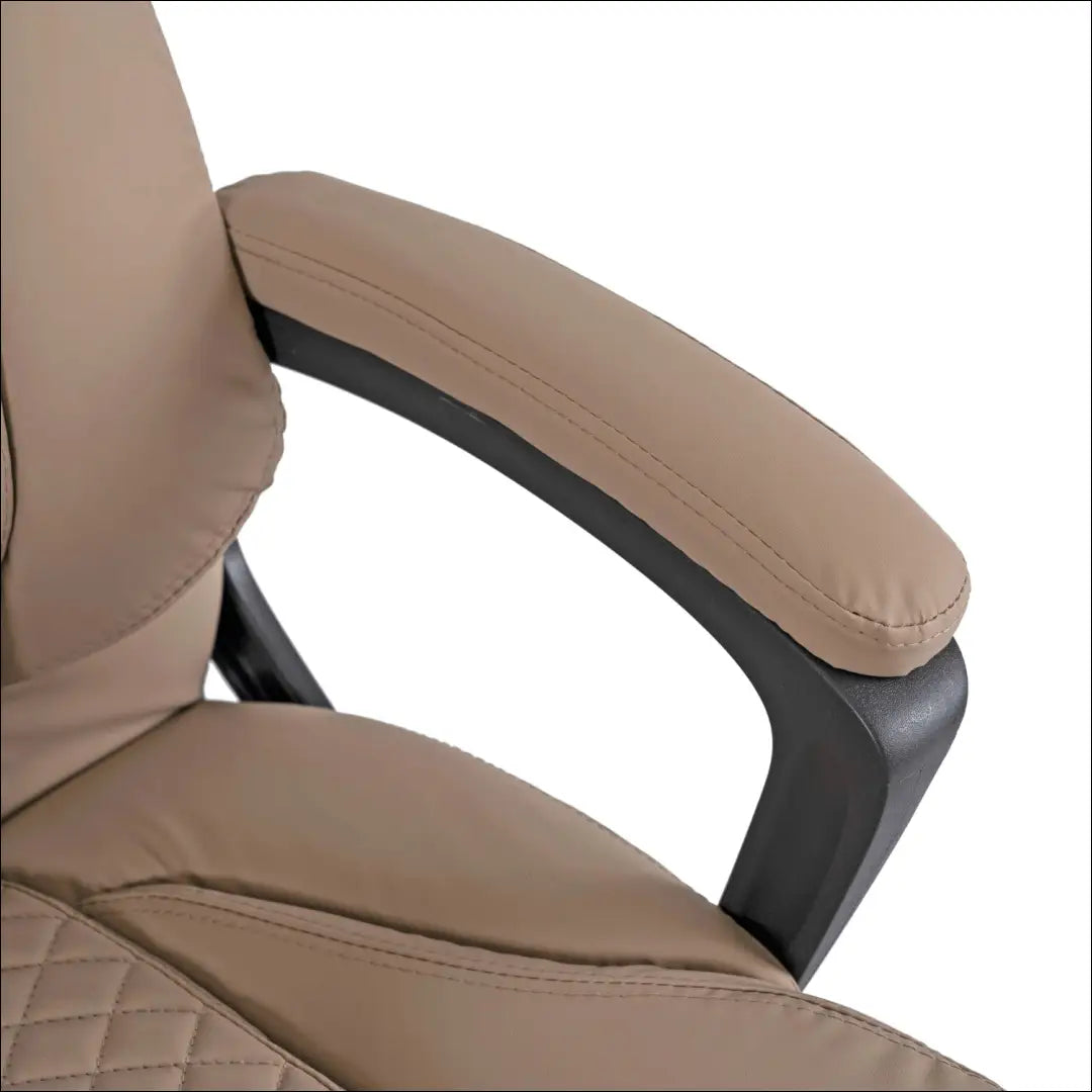Sukama biuro kėdė iš eko odos smėlio spalvos / pilkos TE702 - €146 Save 15% 100-200, __label:Pristatymas 5-14 d.d.,