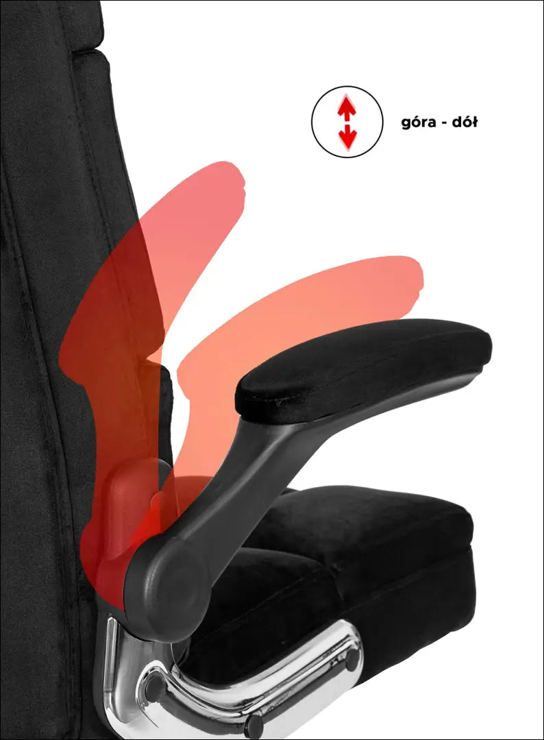 Sukama biuro kėdė su veliūro audiniu juodos spalvos TE115 - €197 Save 15% 100-200, __label:Pristatymas 5-14 d.d.,