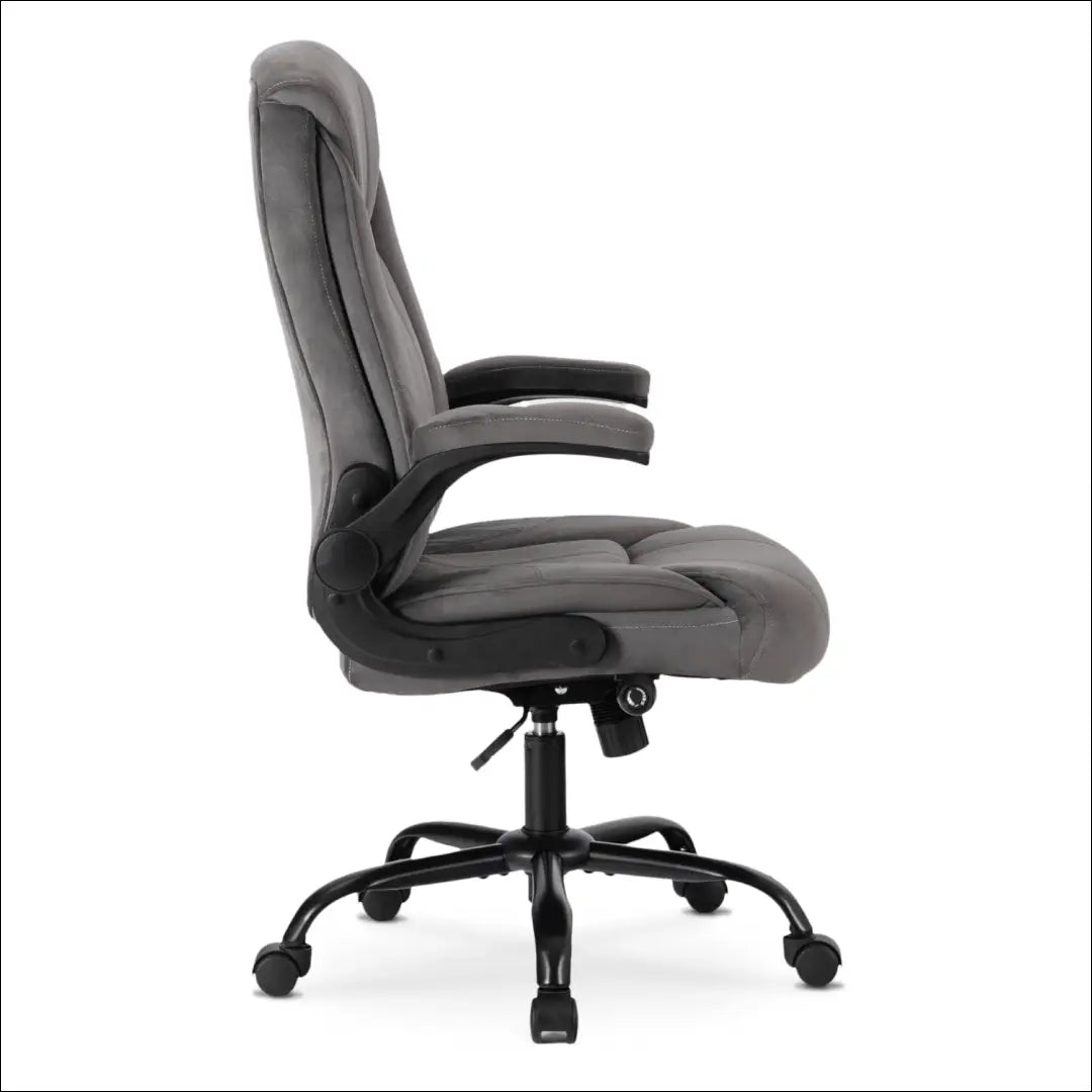 Sukama biuro kėdė su veliūro audiniu pilkos spalvos TE1045 - €121 Save 15% 100-200, __label:Pristatymas 5-14 d.d.,