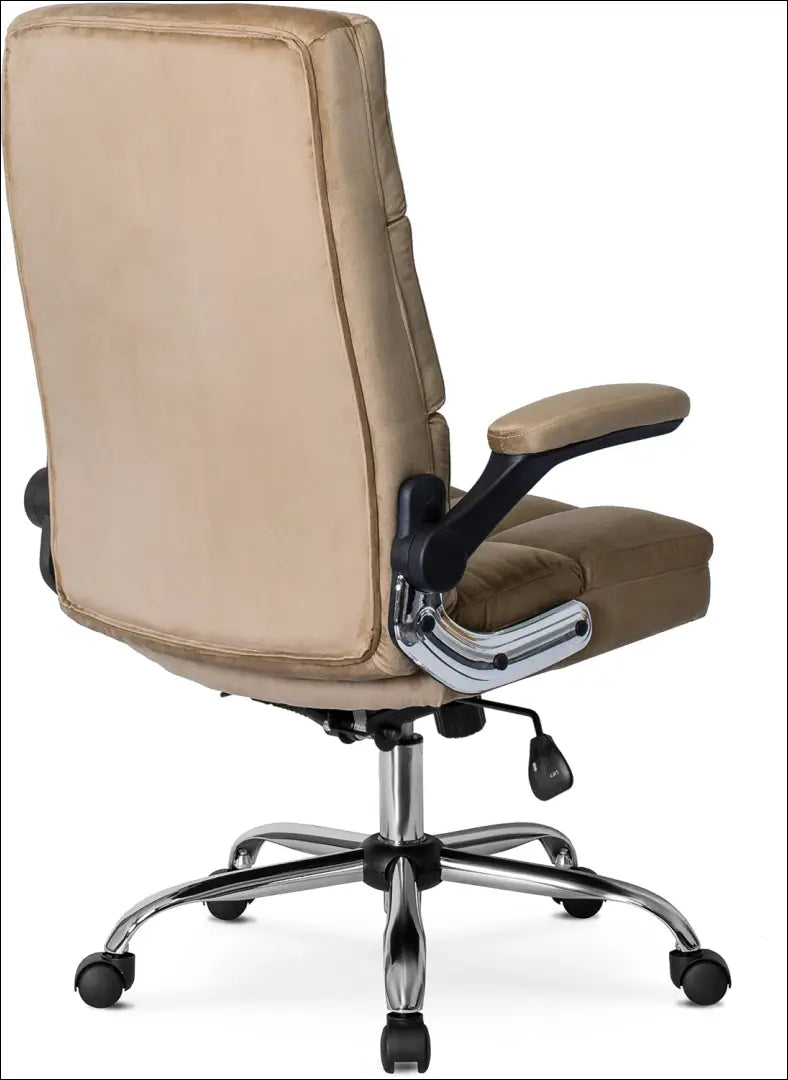 Sukama biuro kėdė su veliūro audiniu smėlio spalvos TE114 - €197 Save 15% 100-200, __label:Pristatymas 5-14 d.d.,