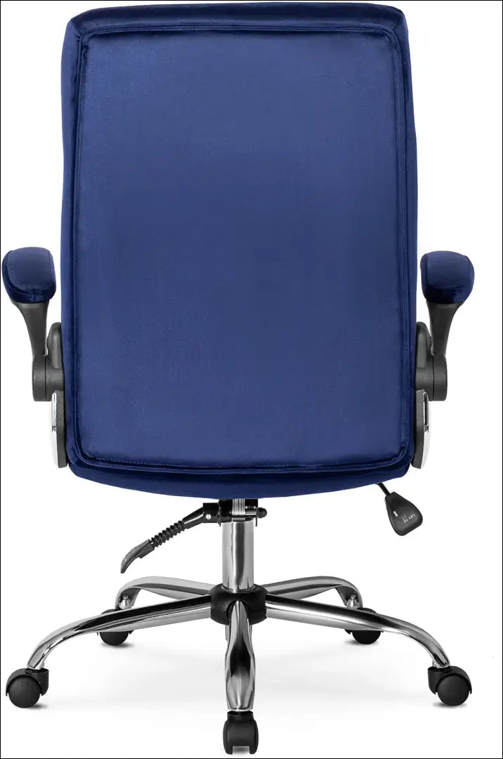 Sukama biuro kėdė su veliūro audiniu tamsiai mėlynos spalvos TE063 - €154 Save 15% 100-200, __label:Pristatymas 5-14