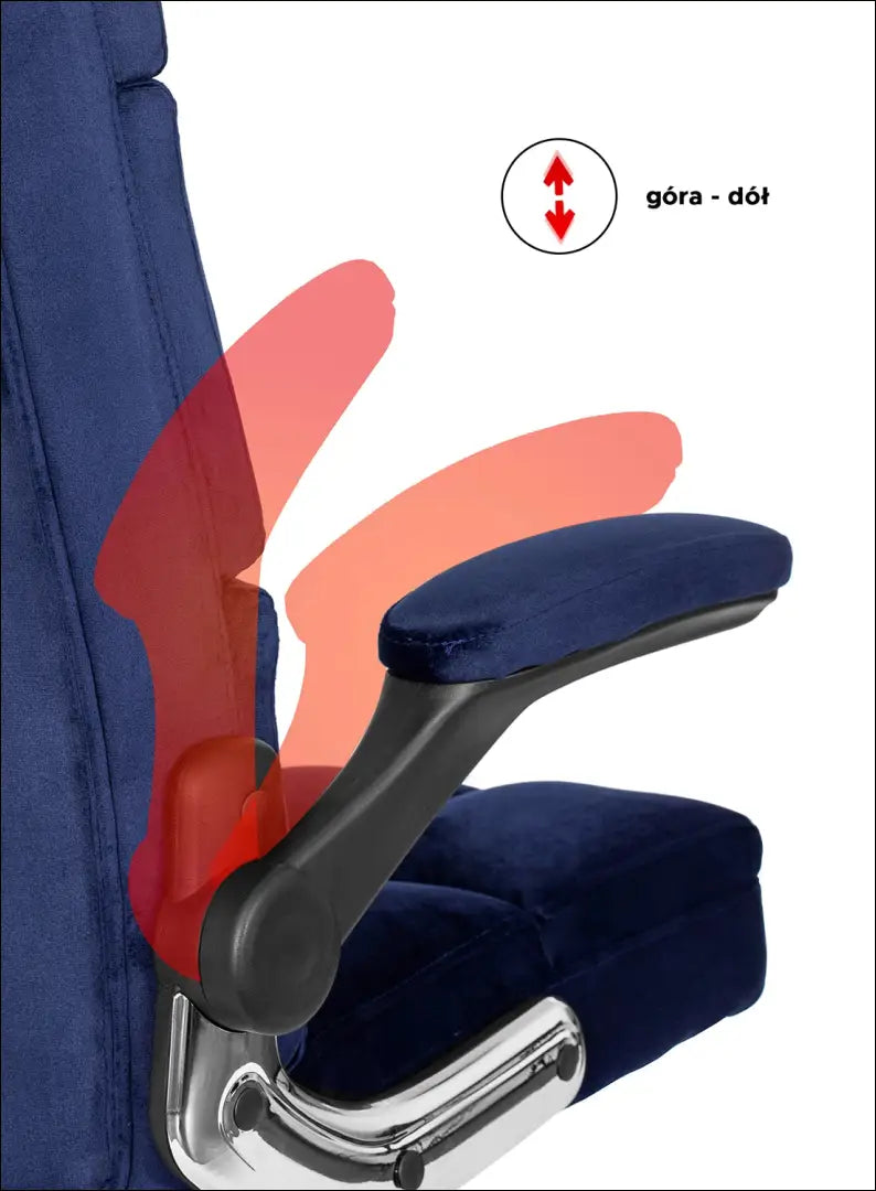 Sukama biuro kėdė su veliūro audiniu tamsiai mėlynos spalvos TE063 - €154 Save 15% 100-200, __label:Pristatymas 5-14