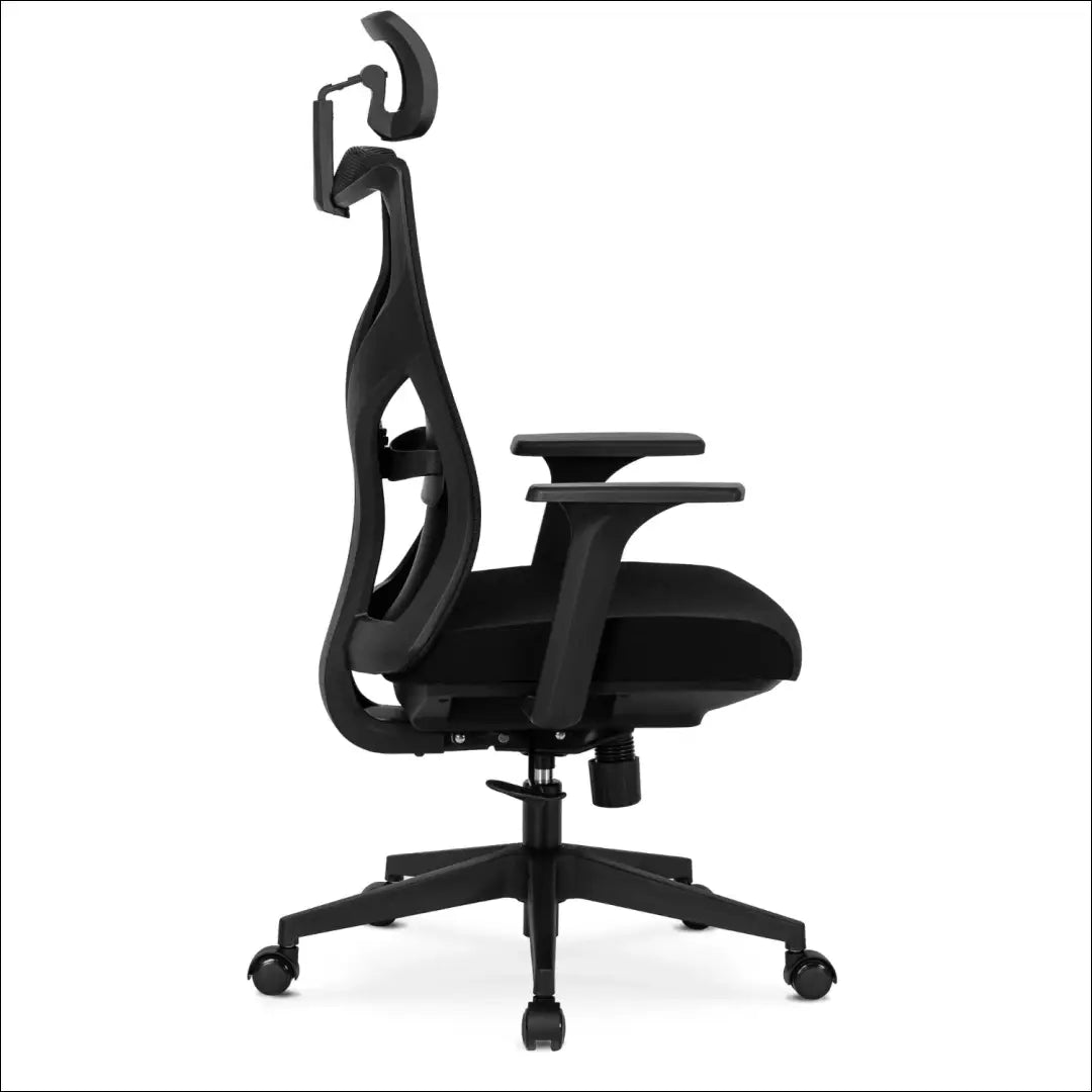 Sukama biuro kėdė su audiniu juodos spalvos TE059 - €170 Save 15% 100-200, __label:Pristatymas 5-14 d.d., elite, Fotele