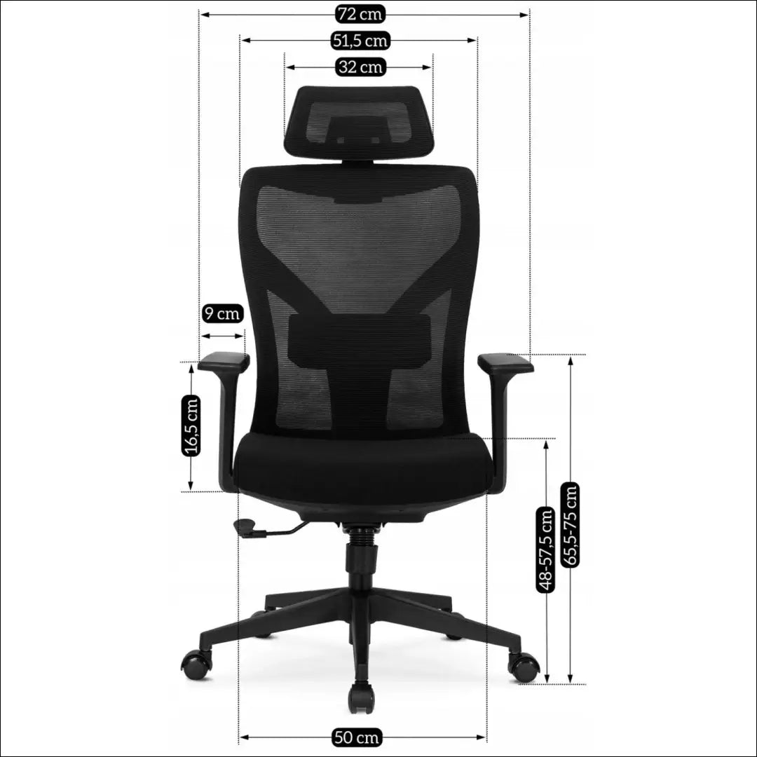 Sukama biuro kėdė su audiniu juodos spalvos TE059 - €170 Save 15% 100-200, __label:Pristatymas 5-14 d.d., elite, Fotele