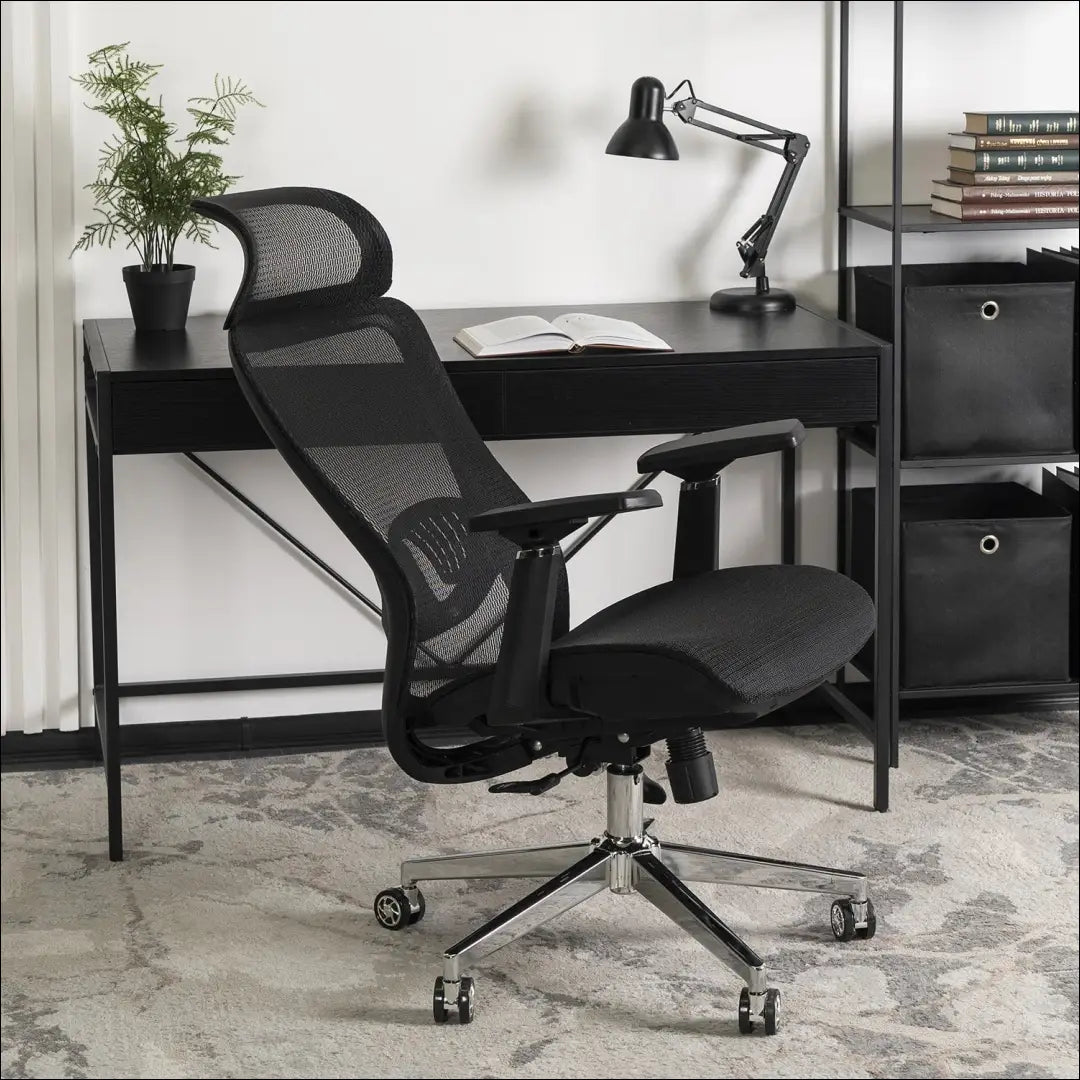 Sukama biuro kėdė su audiniu juodos spalvos TE222 - €141 Save 15% 100-200, __label:Pristatymas 5-14 d.d., elite,