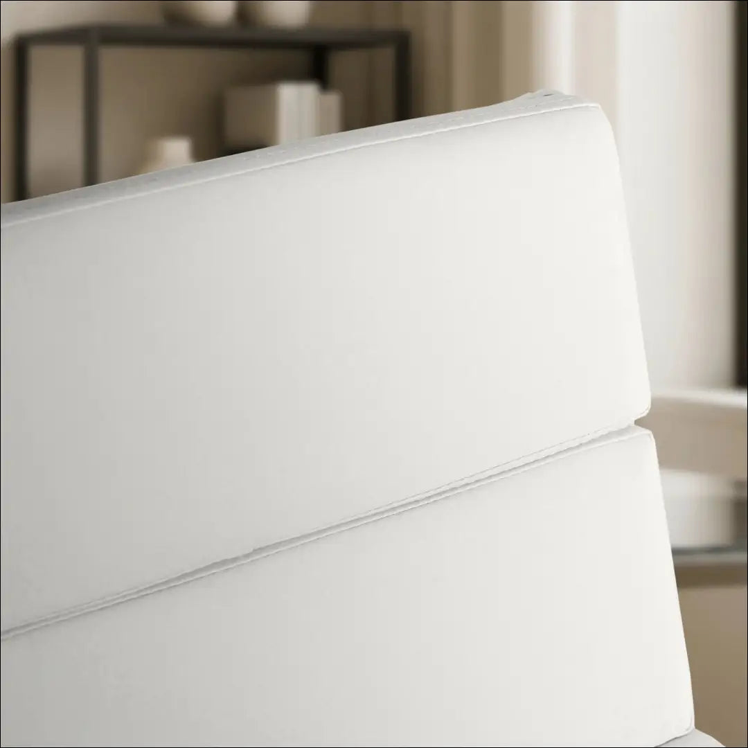 Sukamas fotelis iš eko odos baltos spalvos TE716 - €168 Save 15% 100-200, __label:Pristatymas 5-14 d.d., elite, Fotele