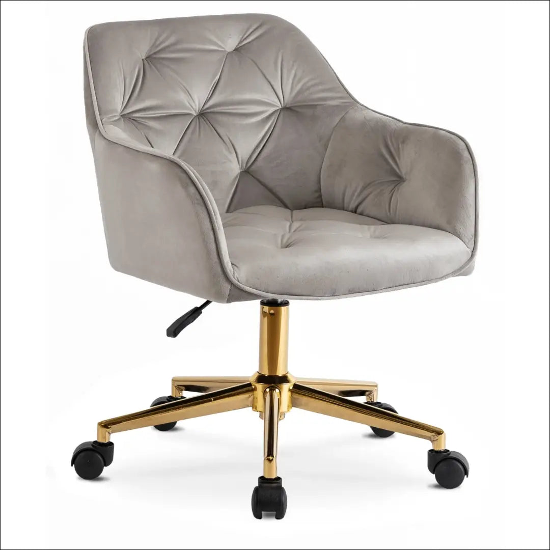 Sukamas fotelis su veliūro audiniu pilkos spalvos TE676 - €88 Save 15% 50-100, __label:Pristatymas 5-14 d.d., elite,