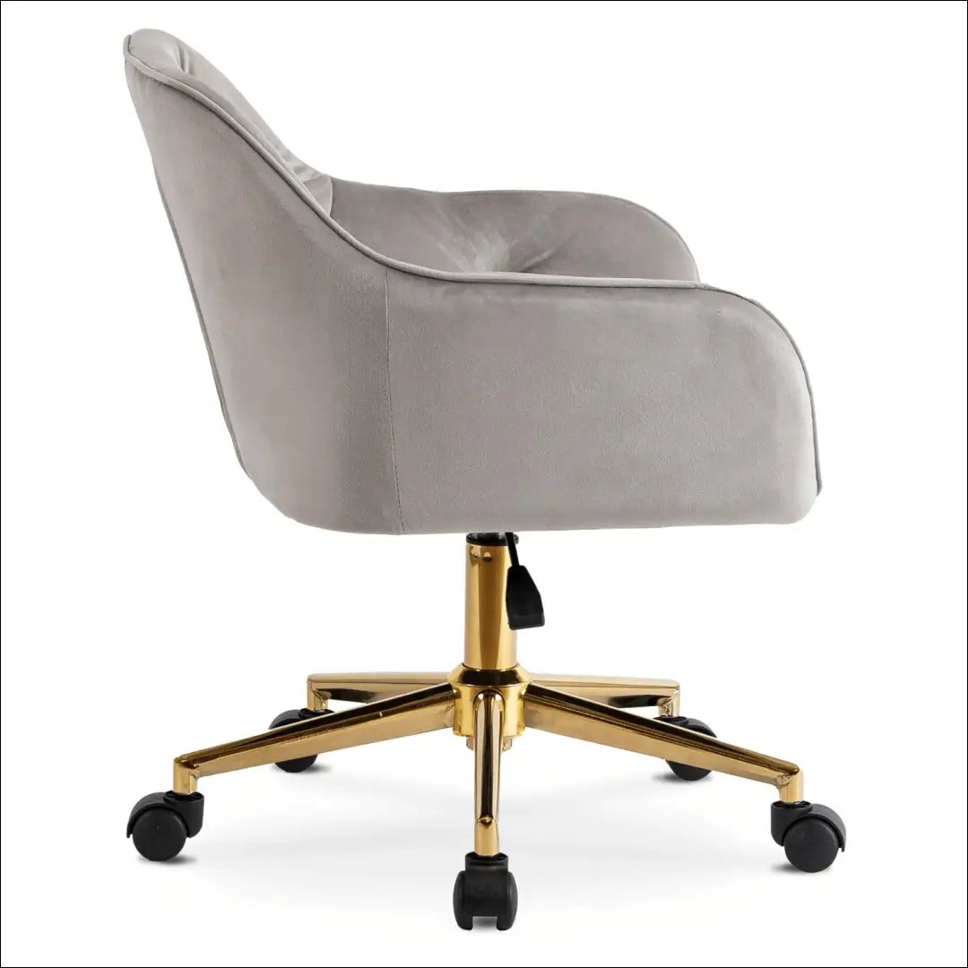 Sukamas fotelis su veliūro audiniu pilkos spalvos TE676 - €88 Save 15% 50-100, __label:Pristatymas 5-14 d.d., elite,