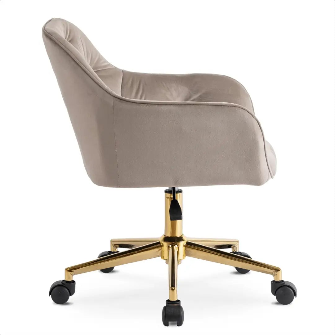 Sukamas fotelis su veliūro audiniu smėlio spalvos TE704 - €88 Save 15% 50-100, __label:Pristatymas 5-14 d.d., elite,
