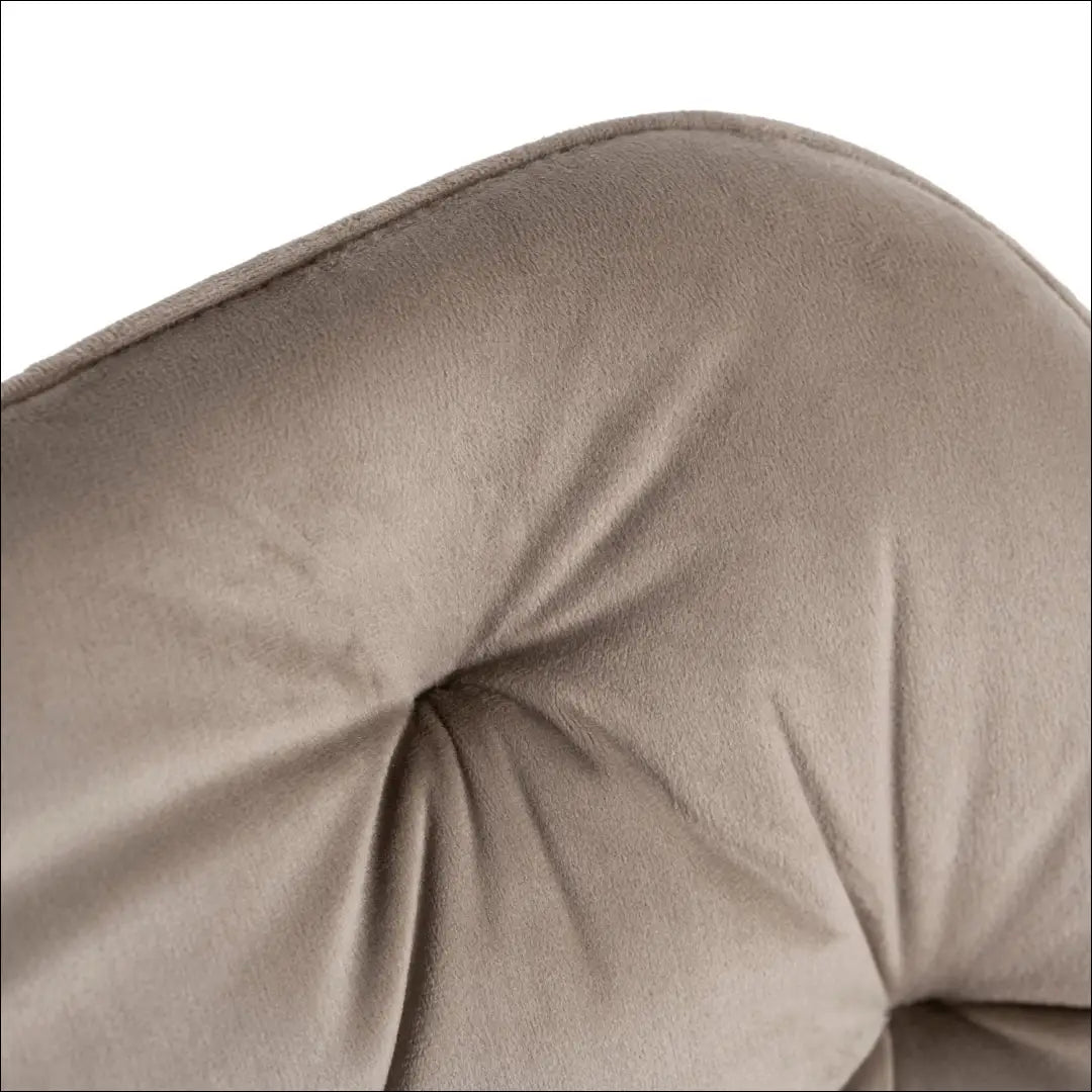 Sukamas fotelis su veliūro audiniu smėlio spalvos TE704 - €88 Save 15% 50-100, __label:Pristatymas 5-14 d.d., elite,