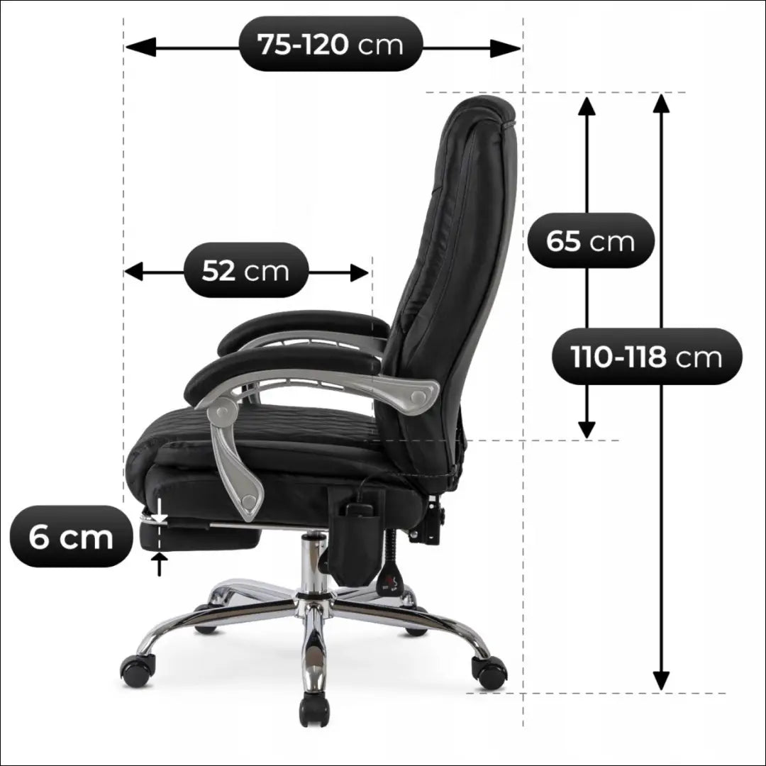 Sukamas masažinis fotelis su šildymo funkcija audiniu juodos spalvos / baltos TE697 - €177 Save 15% 100-200,