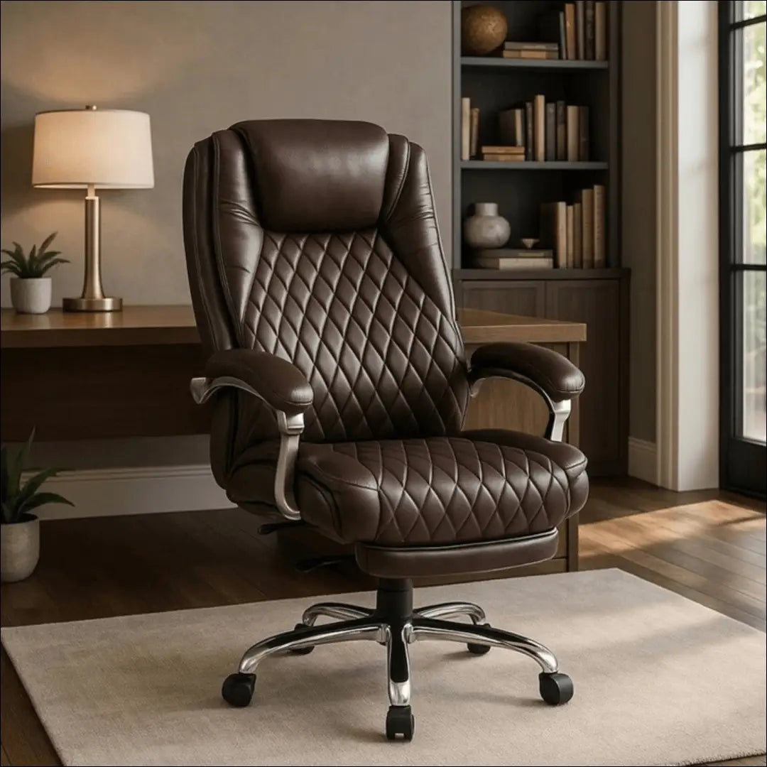 Sukamas masažinis fotelis su šildymo funkcija iš eko odos rudos spalvos TE699 - €177 Save 15% 100-200,