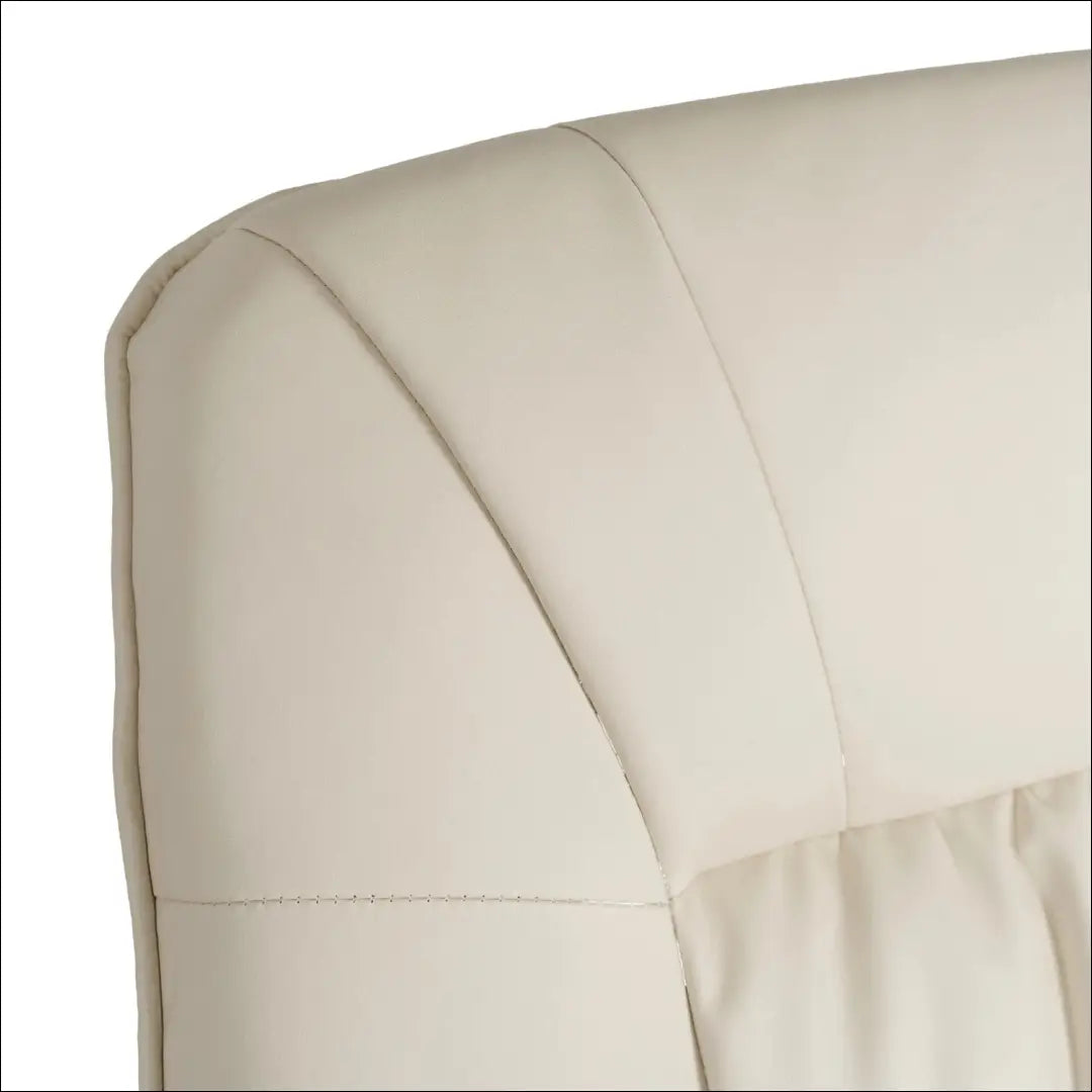 Sukamas masažinis fotelis su šildymo funkcija iš eko odos smėlio spalvos TE744 - €320 Save 15% __label:Pristatymas 5-14