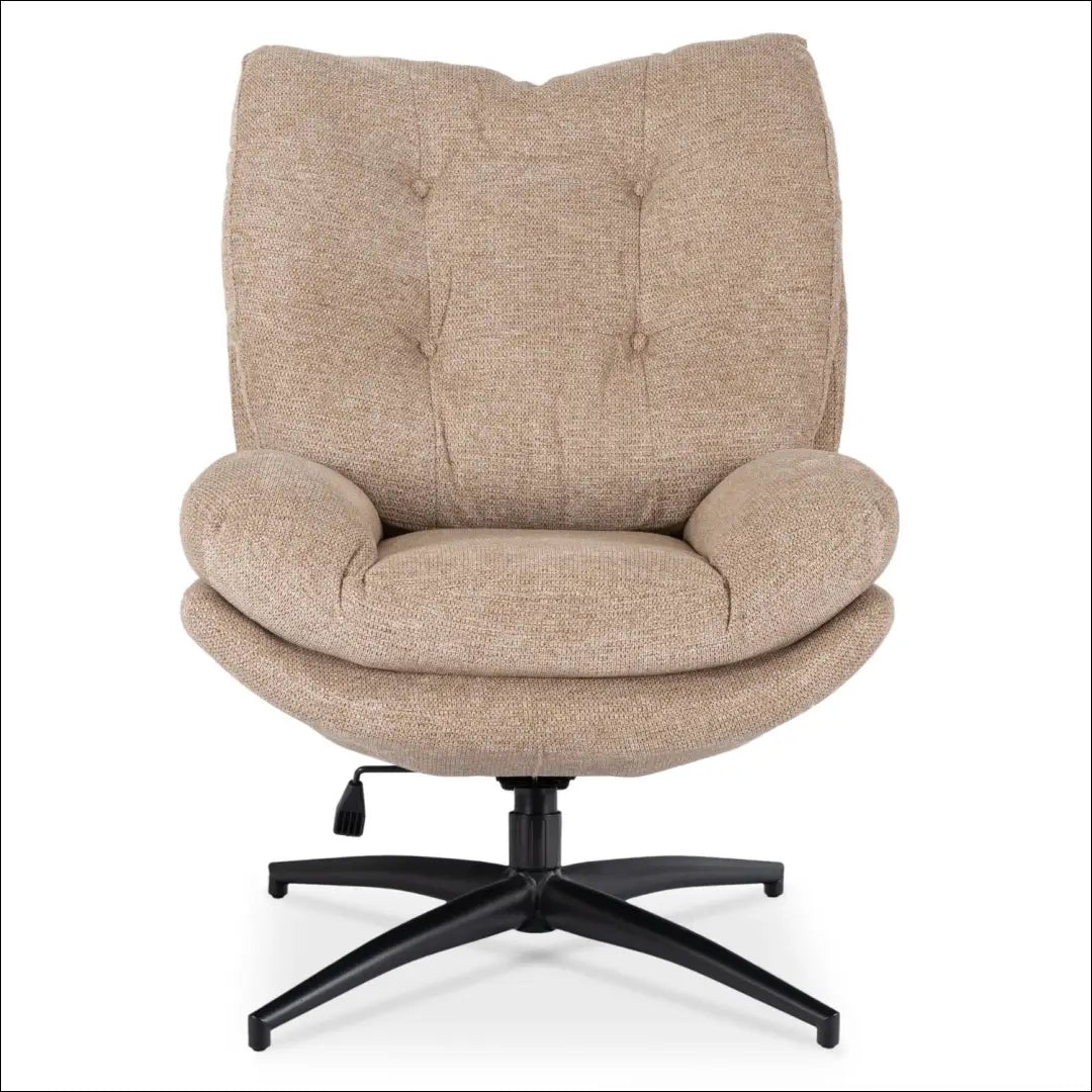 Sukamas poilsio fotelis su audiniu smėlio spalvos TE1034 - €297 Save 15% __label:Pristatymas 5-14 d.d., elite, Fotele