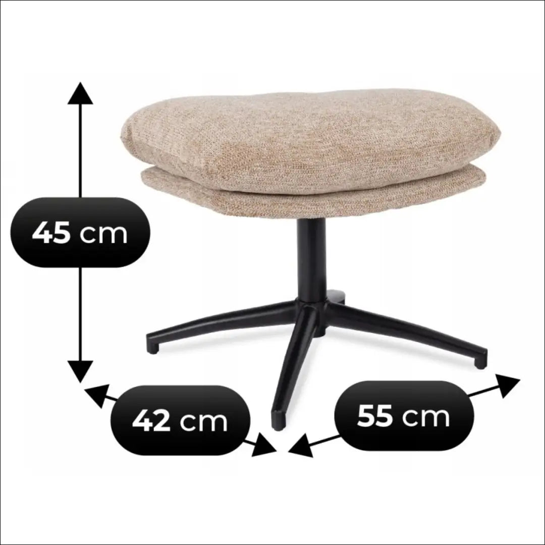 Sukamas poilsio fotelis su audiniu smėlio spalvos TE1034 - €297 Save 15% __label:Pristatymas 5-14 d.d., elite, Fotele