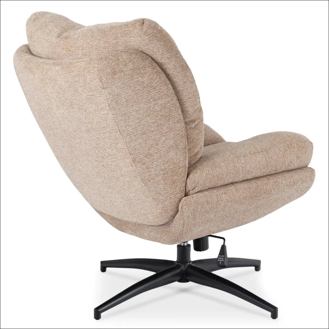 Sukamas poilsio fotelis su audiniu smėlio spalvos TE1034 - €297 Save 15% __label:Pristatymas 5-14 d.d., elite, Fotele