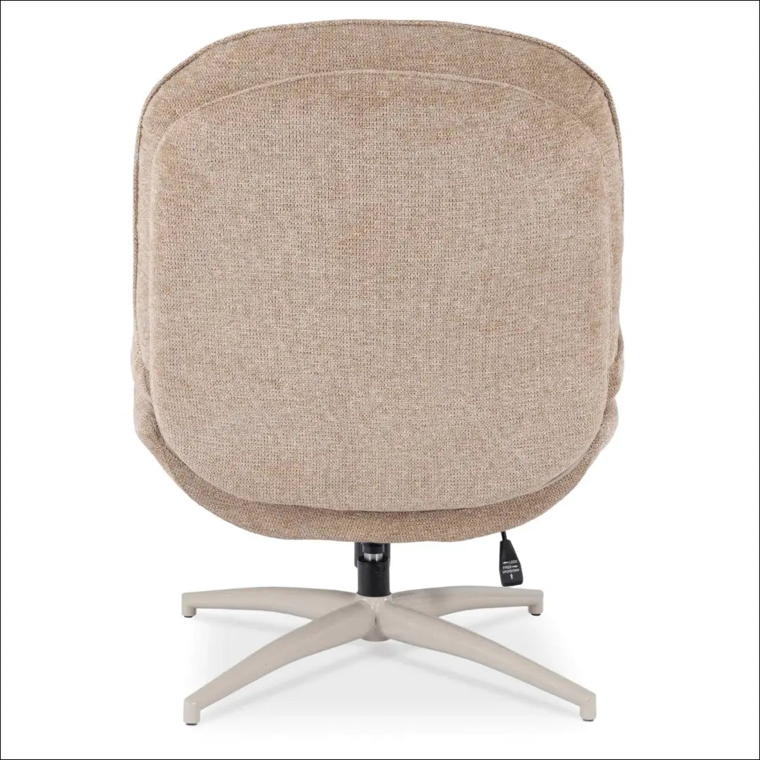 Sukamas poilsio fotelis su audiniu smėlio spalvos TE1136 - €302 Save 15% __label:Pristatymas 5-14 d.d., elite, Fotele
