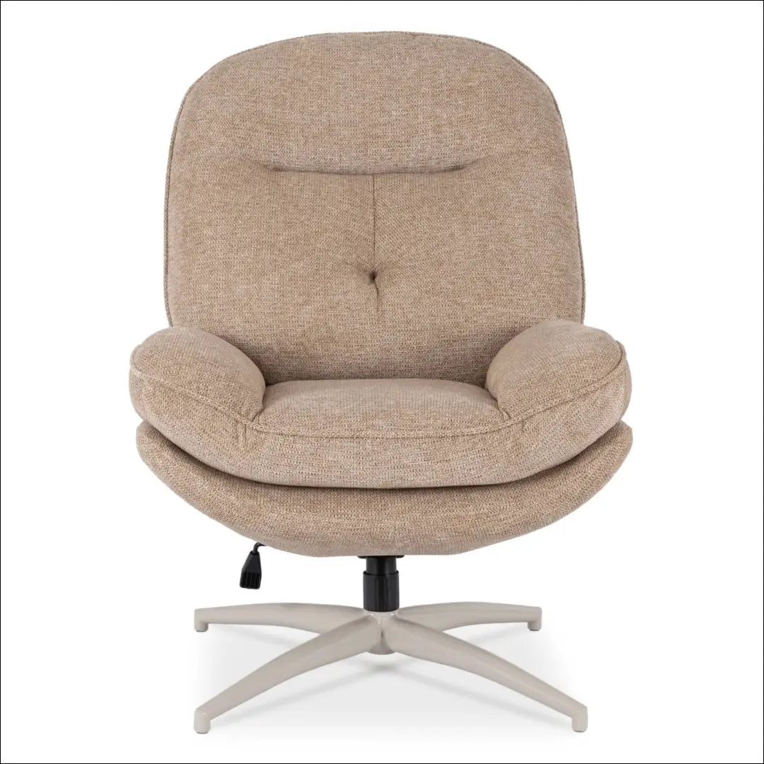 Sukamas poilsio fotelis su audiniu smėlio spalvos TE1136 - €302 Save 15% __label:Pristatymas 5-14 d.d., elite, Fotele