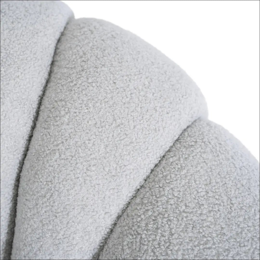 Sukamas poilsio fotelis su buklė audinio audiniu pilkos spalvos TE449 - €262 Save 15% __label:Pristatymas 5-14 d.d.,