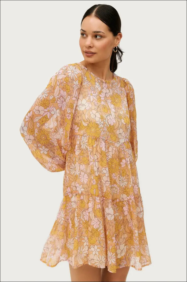 Suknelė DR028 - €30 Save 50% 25-50, __label:Pristatymas 1-2 d.d., color-geltona, color-rozine, drabuziai €25 to €50