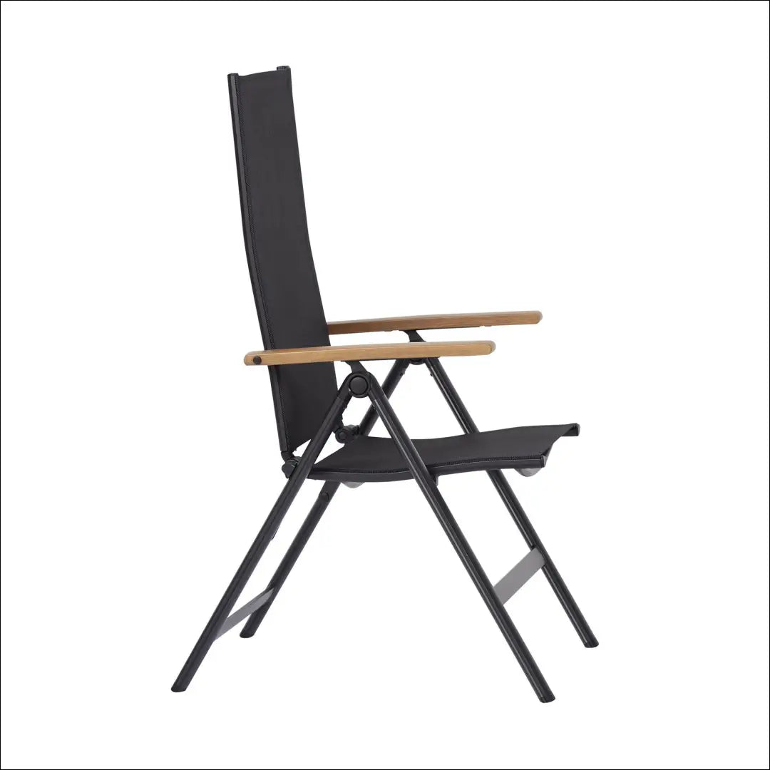 Sulankstoma lauko kėdė LI504 - €73 Save 50% 50-100, __label:Pristatymas 1-2 d.d., color-juoda, color-ruda, baldai €50