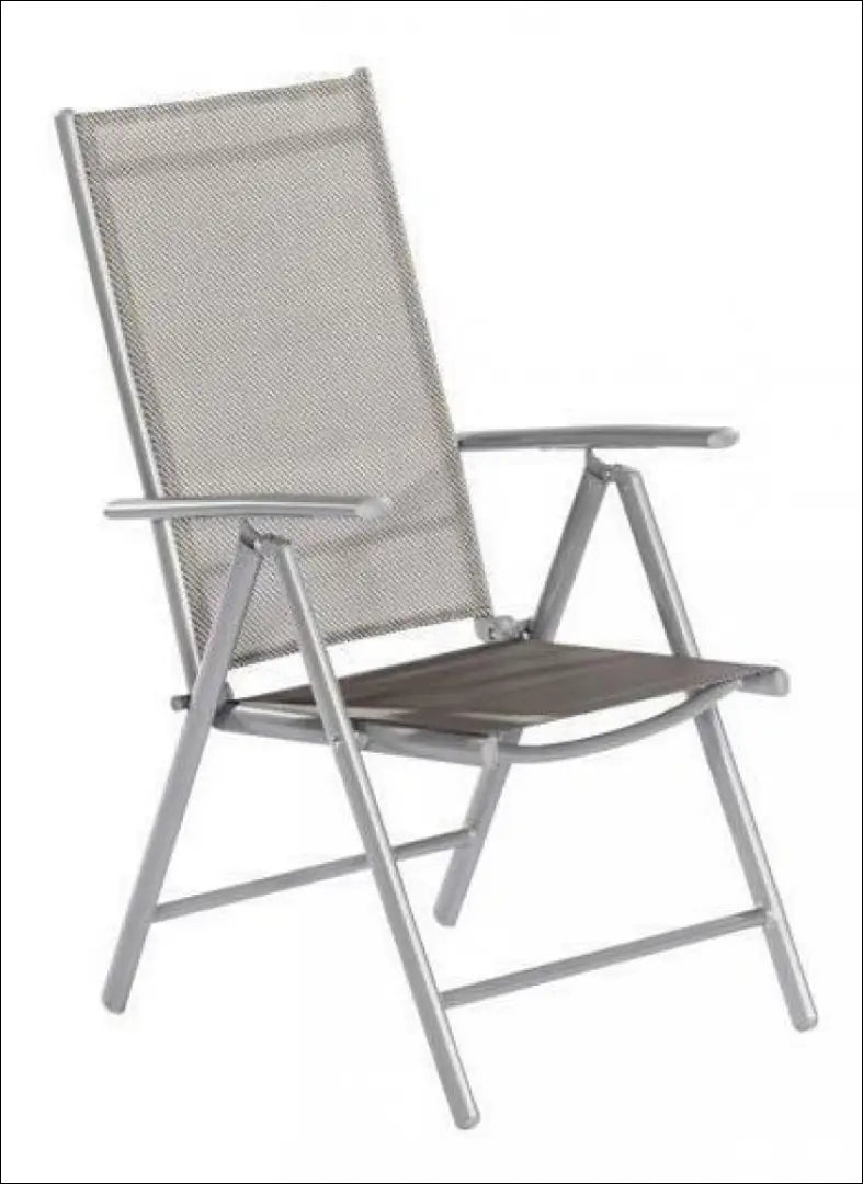 Sulankstoma lauko kėdė LI752 - €69 Save 50% 50-100, __label:Pristatymas 1-2 d.d., color-pilka, color-sidabrine, baldai