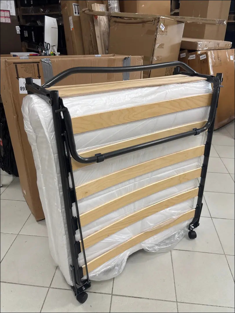 Sulankstoma lova GI984 - €145 Save 50% 100-200, __label:Pristatymas 1-2 d.d., color-balta, color-juoda, lovos-miegamojo