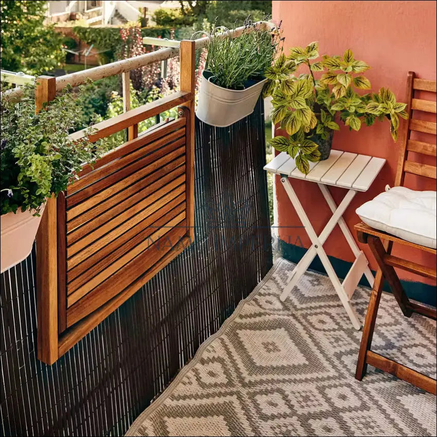 Sulankstomas balkono staliukas LI763 - €39 Save 50% 25-50, __label:Pristatymas 1-2 d.d., color-ruda, lauko baldai,