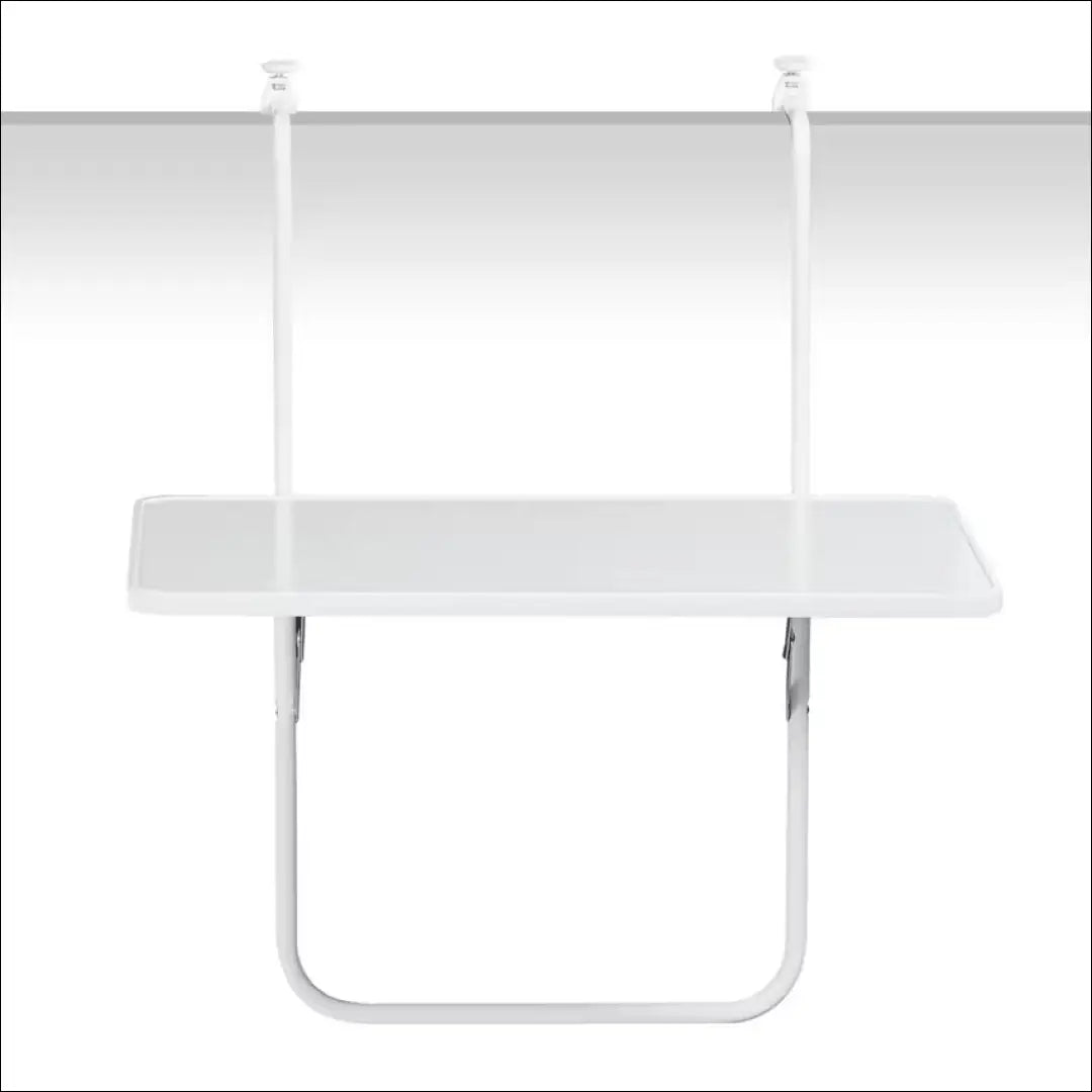 Sulankstomas pakabinamas balkono staliukas LI757 - €24 Save 50% __label:Pristatymas 1-2 d.d., color-balta, kita, lauko