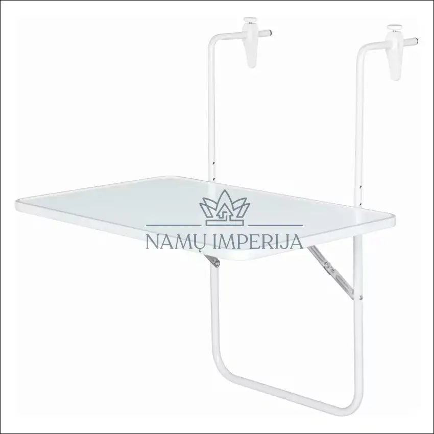Sulankstomas pakabinamas balkono staliukas LI757 - €24 Save 50% __label:Pristatymas 1-2 d.d., color-balta, kita, lauko