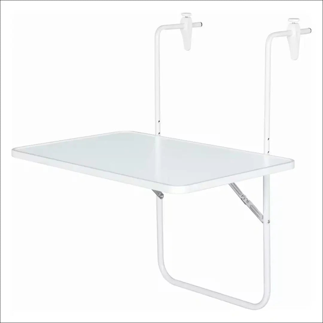 Sulankstomas pakabinamas balkono staliukas LI757 - €24 Save 50% __label:Pristatymas 1-2 d.d., color-balta, kita, lauko
