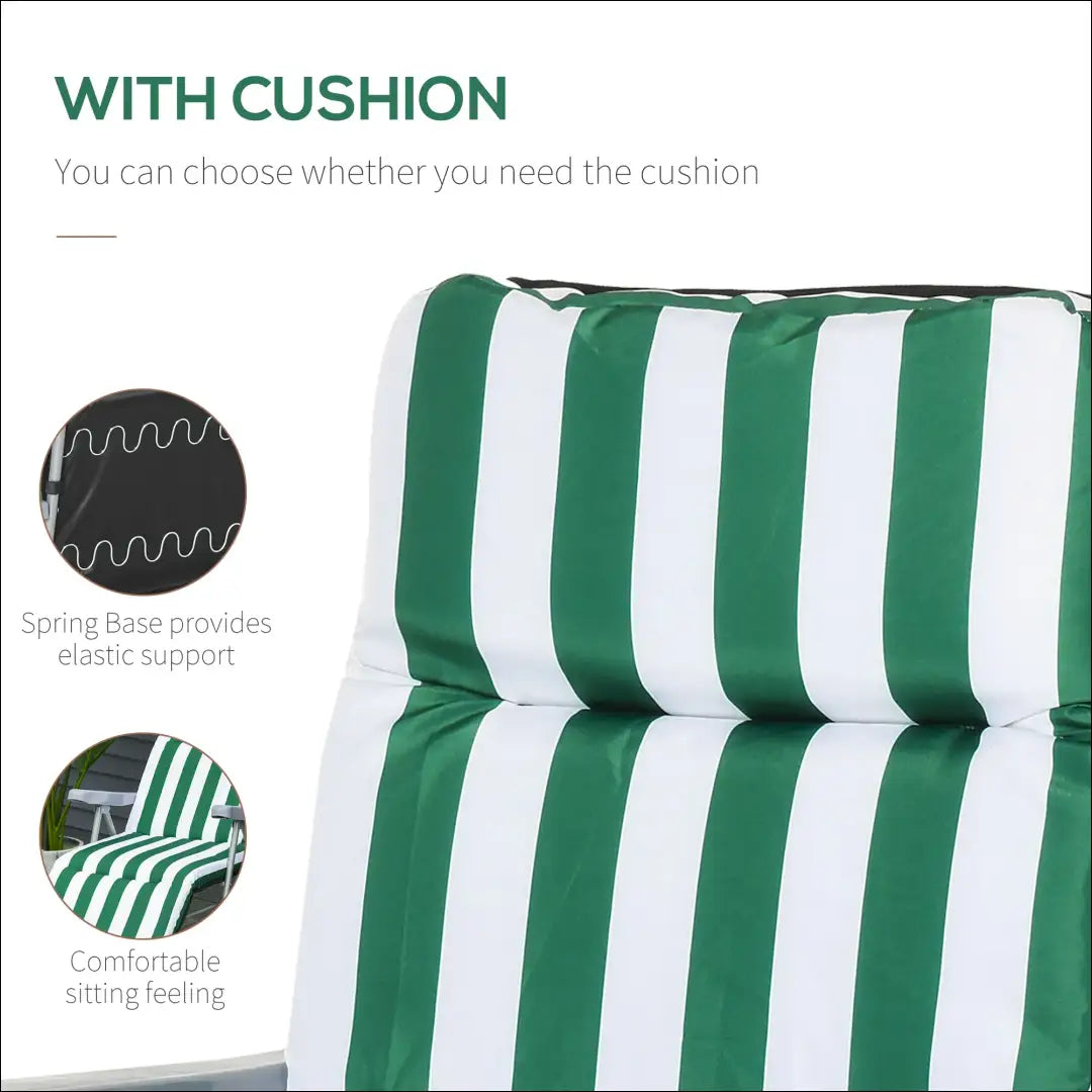 Sulankstomų kėdžių/gultų komplektas (2vnt) LI802 - €106 Save 50% 100-200, __label:Pristatymas 1-2 d.d., color-balta,