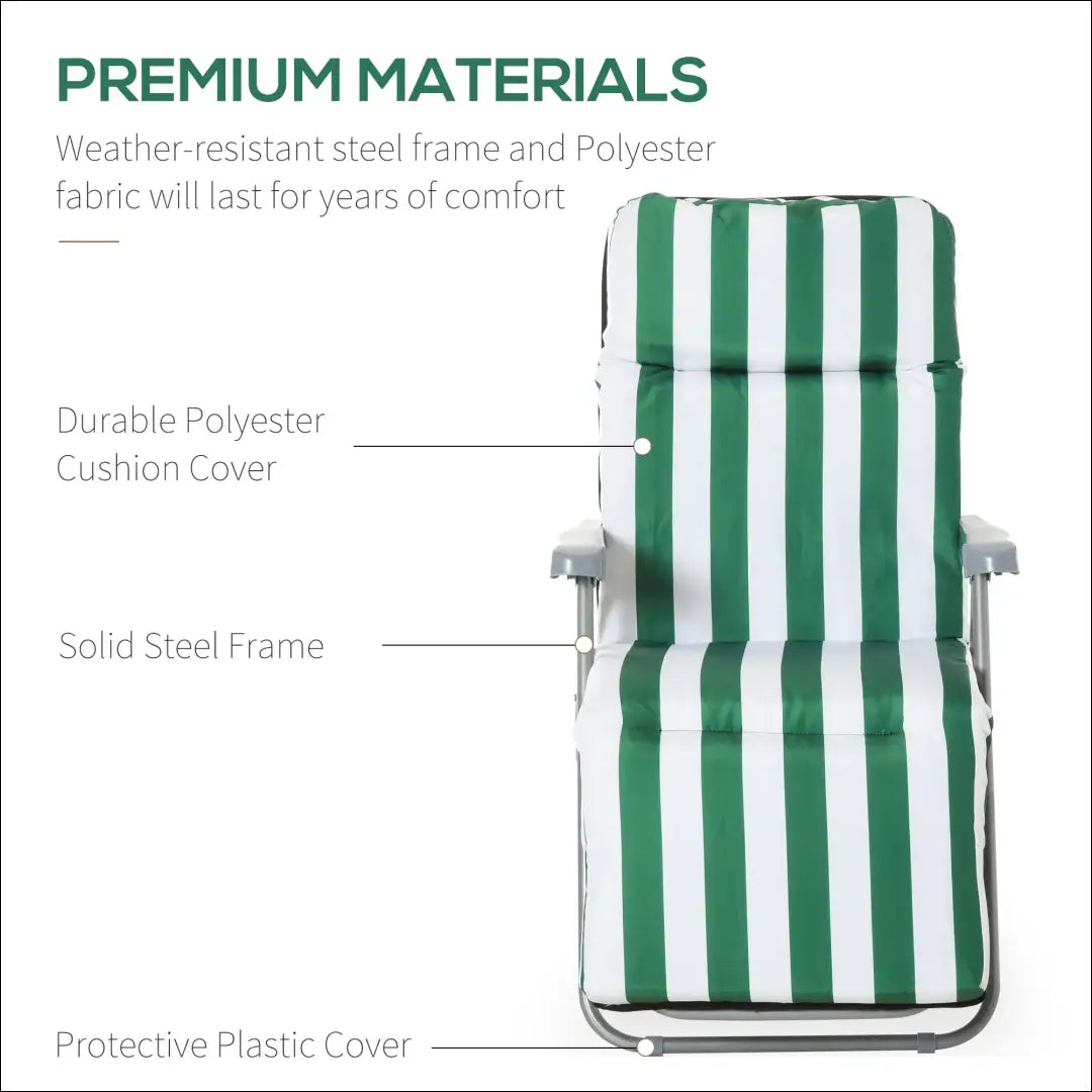 Sulankstomų kėdžių/gultų komplektas (2vnt) LI802 - €106 Save 50% 100-200, __label:Pristatymas 1-2 d.d., color-balta,