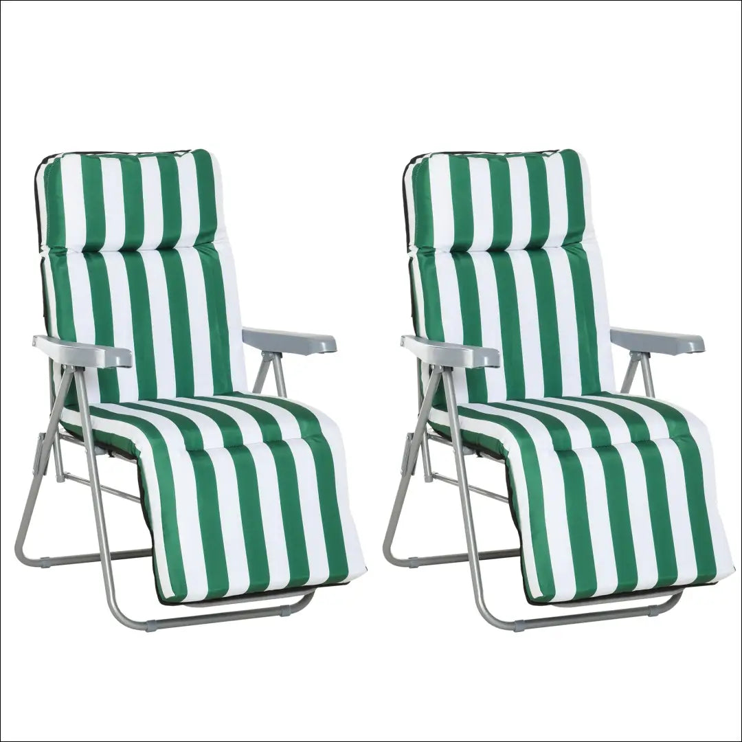 Sulankstomų kėdžių/gultų komplektas (2vnt) LI802 - €106 Save 50% 100-200, __label:Pristatymas 1-2 d.d., color-balta,