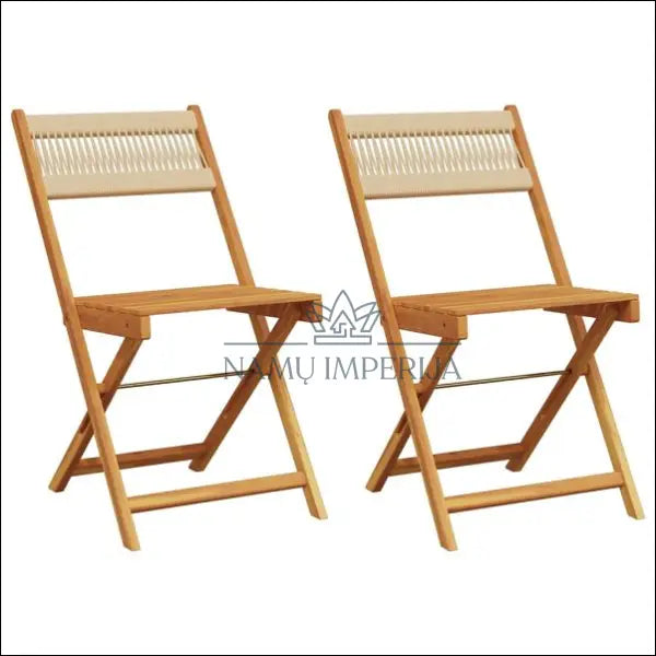 Sulankstomų kėdžių komplektas (2vnt) LI728 - €106 Save 50% 100-200, __label:Pristatymas 1-2 d.d., color-ruda,