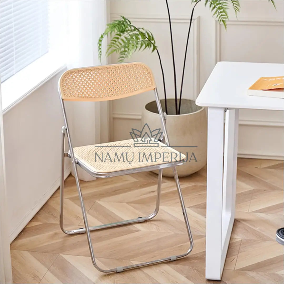 Sulankstomų kėdžių komplektas (4vnt) VI929 - €200 Save 50% __label:Pristatymas 1-2 d.d., color-smelio, kedes-valgomojo,