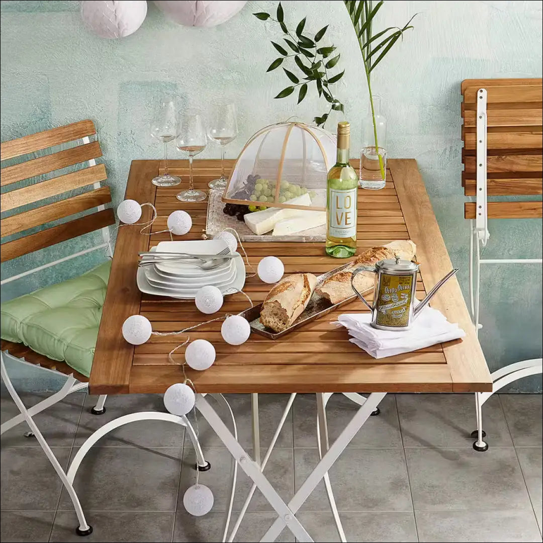 Sulankstomų sodo kėdžių komplektas (2vnt) LI769 - €93 Save 50% 50-100, __label:Pristatymas 1-2 d.d., color-balta,