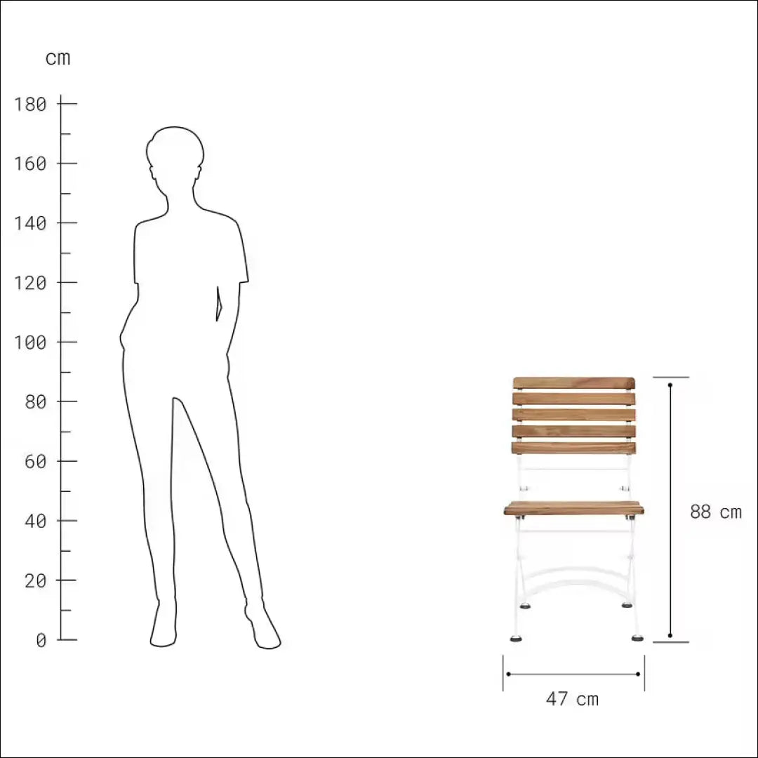 Sulankstomų sodo kėdžių komplektas (2vnt) LI769 - €93 Save 50% 50-100, __label:Pristatymas 1-2 d.d., color-balta,