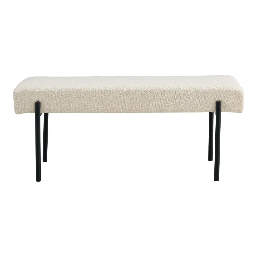 Suoliukas buklė rašto baltas juodos kojos 100x36x42,5 cm RD255 - €94 Save 15% 50-100, __label:Pristatymas 5-14 d.d.,