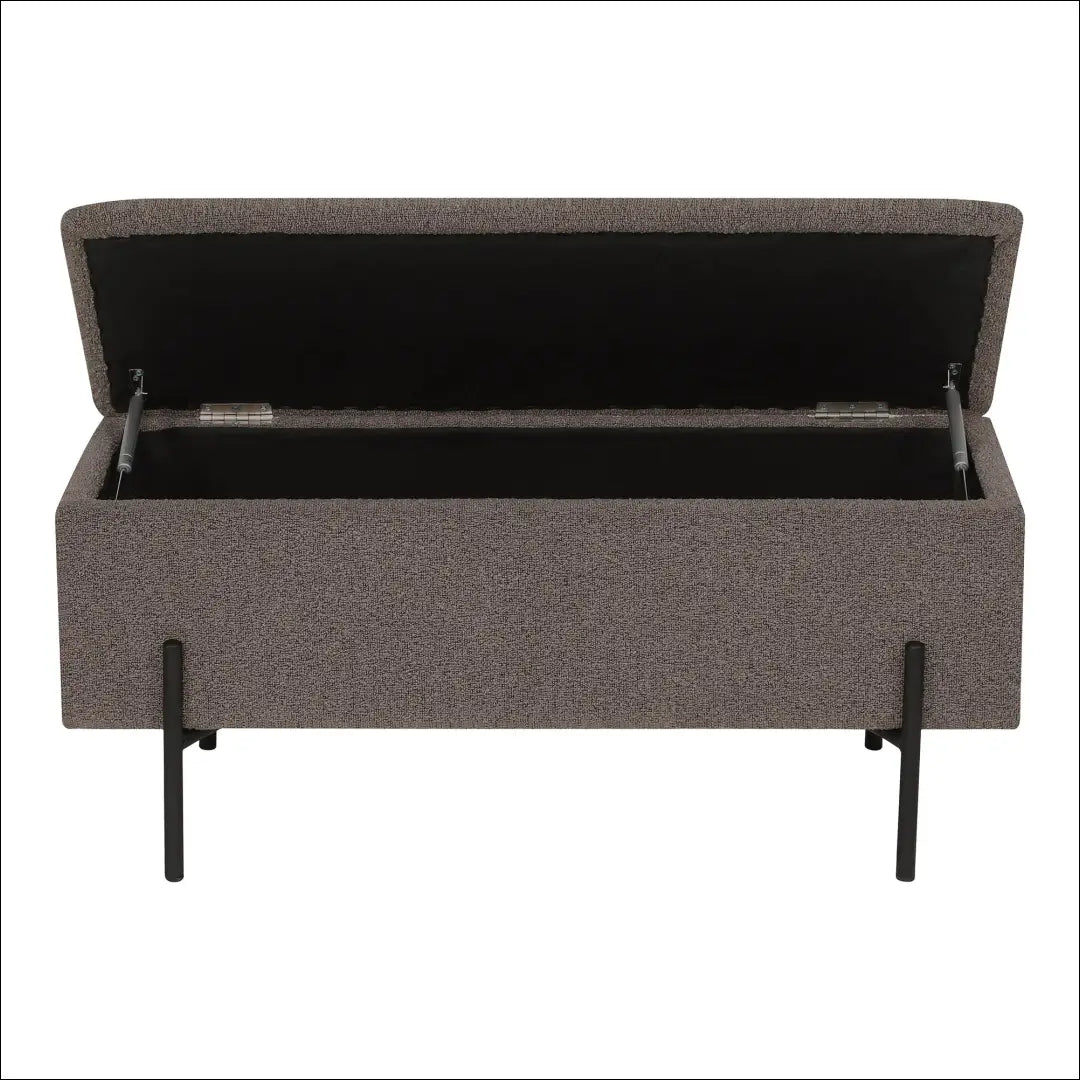 Suoliukas su daiktadėže buklė raštas rudas 95x36,5x43 cm RD264 - €162 Save 15% 100-200, __label:Pristatymas 5-14 d.d.,