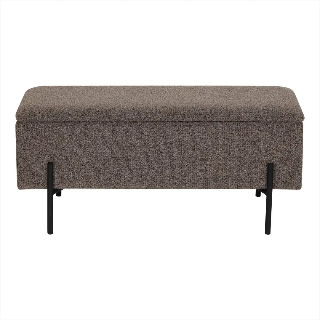 Suoliukas su daiktadėže buklė raštas rudas 95x36,5x43 cm RD264 - €162 Save 15% 100-200, __label:Pristatymas 5-14 d.d.,